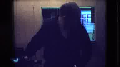 Athens Ohio USA (1966): Man Working On Old Television Set