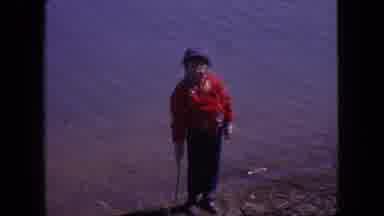 New Jersey USA (1966): Child Playing Beside A Lake