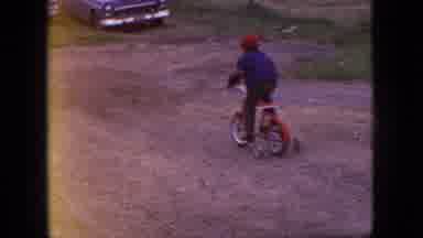 New Jersey USA (1966): Childhood Fun Bicycle Riding