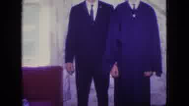 New Jersey USA (1966): Father And Son On Graduation Day