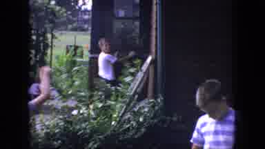 New Jersey USA (1966): Children Tending And Cleaning Up A Garden