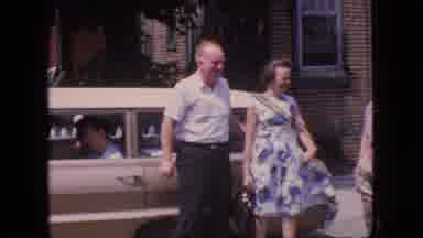 New Jersey USA (1966): Cute Older Couple With Friends