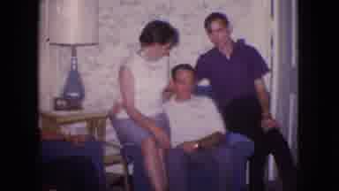 New Jersey USA (1966): Family Gathered On Chair Having A Good Time