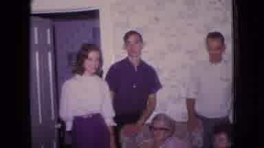 New Jersey USA (1966): Multi-Generational Family Enjoying A Day At Home