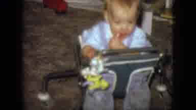 New Jersey USA (1966): Home Video Footage Of Small Children Inside Home