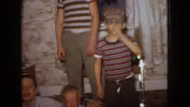 New Jersey USA (1966): Family Trying To Take Picture But The Baby Is Crying