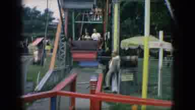 New Jersey USA (1966): People Riding Ferris Wheel At Amusement Park