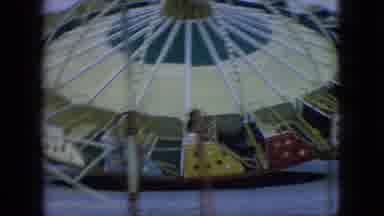 New Jersey USA (1966): Vintage Video Of 2 People On A 2 Seater Carnival Ride