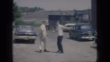 New Jersey USA (1966): People Having Fun And Saying Goodbye