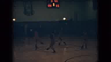 Ohio USA (1966): Girls On Basketball Court Practicing Movements