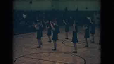 Ohio USA (1966): Basketball Game In A Gym With Cheering