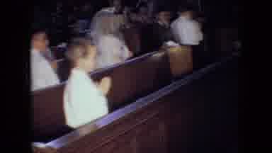 Ohio USA (1966): Children Are Praying In Church