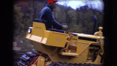 Ohio USA (1966): Man Driving Forest Truck