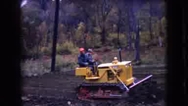 Ohio USA (1966): The Road Roller Create The Road On The Way And Two Guys Are