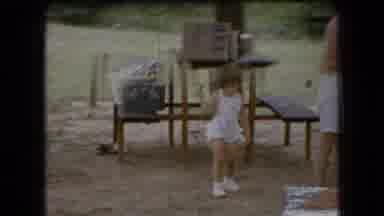 Ohio USA (1966): People At A Barbecue Cookout