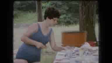 Ohio USA (1966): Family On Outdoor Vacation