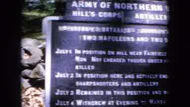 Ohio USA (1966): There Is A Sign At A Civil War Battlefield Site