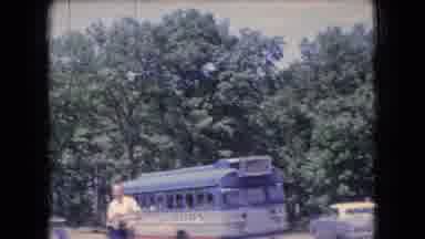 Ohio USA (1966): Tour Bus Stops For A View Of The Landscape