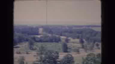 Ohio USA (1966): Trees Growing In Flat Landscape