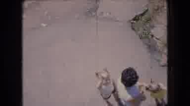 Ohio USA (1966): People Hiking Up Some Rocks