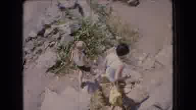 Ohio USA (1966): Family Going Earthen Steps