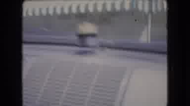 Ohio USA (1966): Driving Car Downtown Showing Buildings