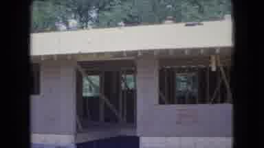 Ohio USA (1966): Country Home Under Construction