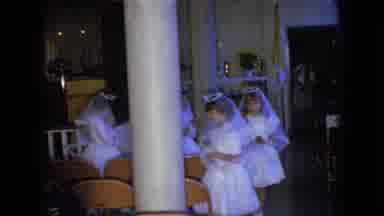 Ohio USA (1966): Young Children Playing Games At A Wedding