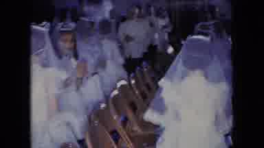 Ohio USA (1966): A Group Of Young Children Undergoing Their First Holy Communion