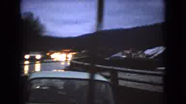 Ohio USA (1966): Driver's First Hand Unique Vantage Point With Impending Flood