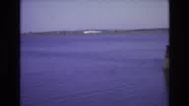 PORTUGAL-1972: Coastal View With Navigation Marker And Distant Shore