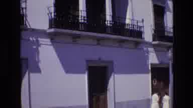 Portugal (1972): Townspeople Travel Along Busy Street