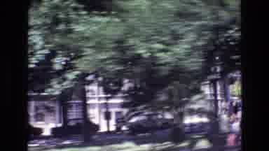 PORTUGAL-1972: Driving Through City Sunny Day