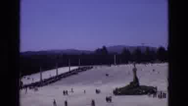 Portugal (1972): Many Gather On The Track After A Fierce Skiing Competition