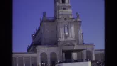 PORTUGAL-1972: People Outside Large White Basilica