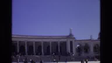Portugal (1972): Old Classic Style Public Square With People In The Rush Of The