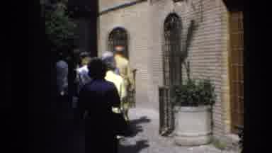 Spain (1972): People Walking Through Busy Street