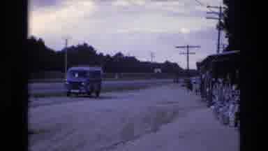 Spain (1972): Van On Roadside / Blue Woman Walking In Shop