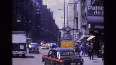 Spain (1972): Cars Moving Fast