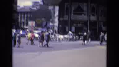 Spain (1972): Busy City Full Of Cars People Walking And Sights To See On A