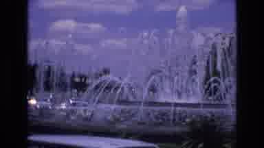Spain (1972): Driving On The Main City Road Full Of Cars