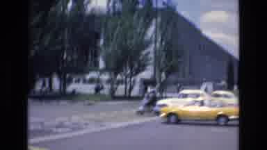 Spain (1972): Intersection Traffic Busy Times