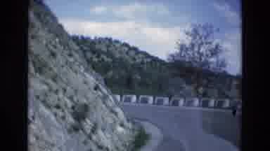 Spain (1972): Sharp Turn On A Road On A Mountainside