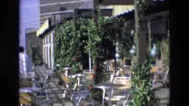 Spain (1972): Outdoor Portion Of A Restaurant On A Sunny Day