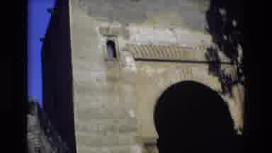 Spain (1972): Historical Landmark With Person Walking Into The Door