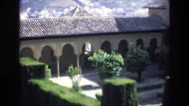 Spain (1972): Well Cared For Garden Area Surrounded By Refined Architecture