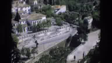 Spain (1972): Some Buildings And Roads Surrounded By Trees
