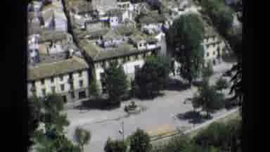 Spain (1972): Person Talking Upper View City