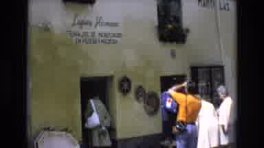 Spain (1972): Tourism On The Street And A Lush Garden