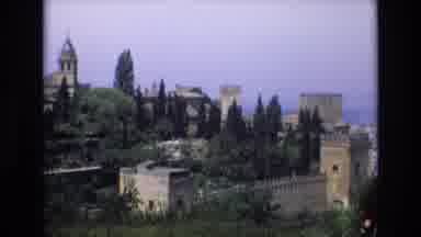 Spain (1972): Vintage Home Movies Showing Castle Vacation